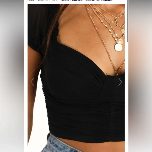 SHOWPO Black Top - Picture 4 of 4